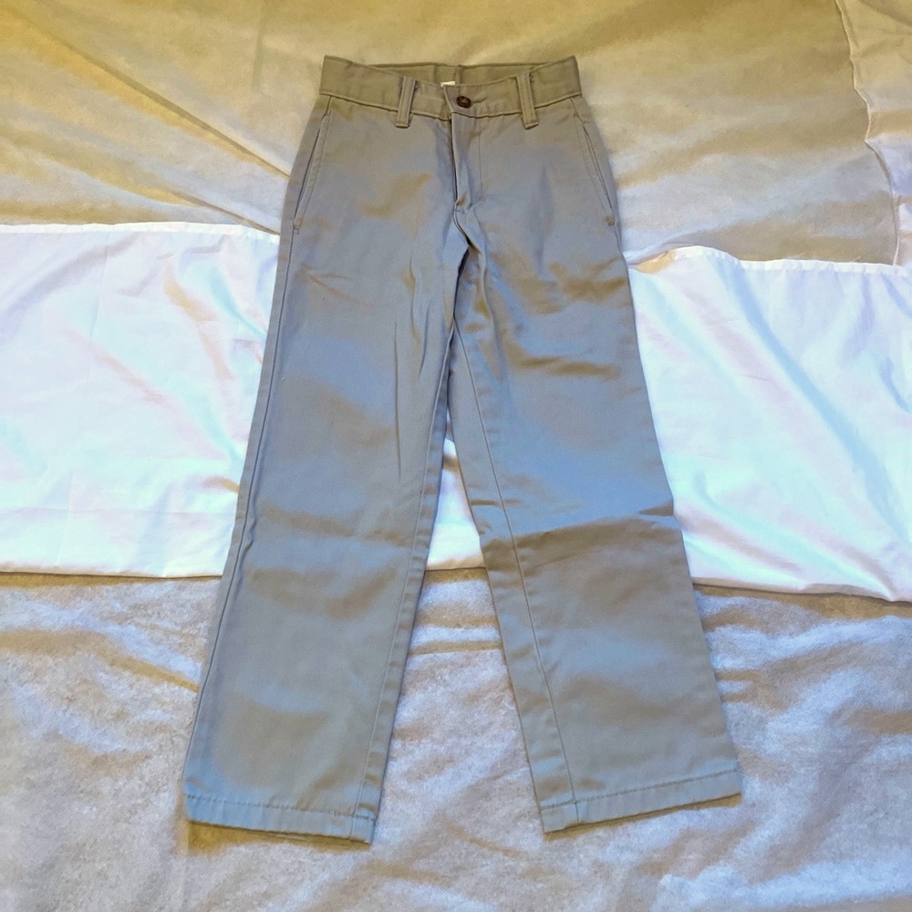 George Khaki Twill Pants, 7 short